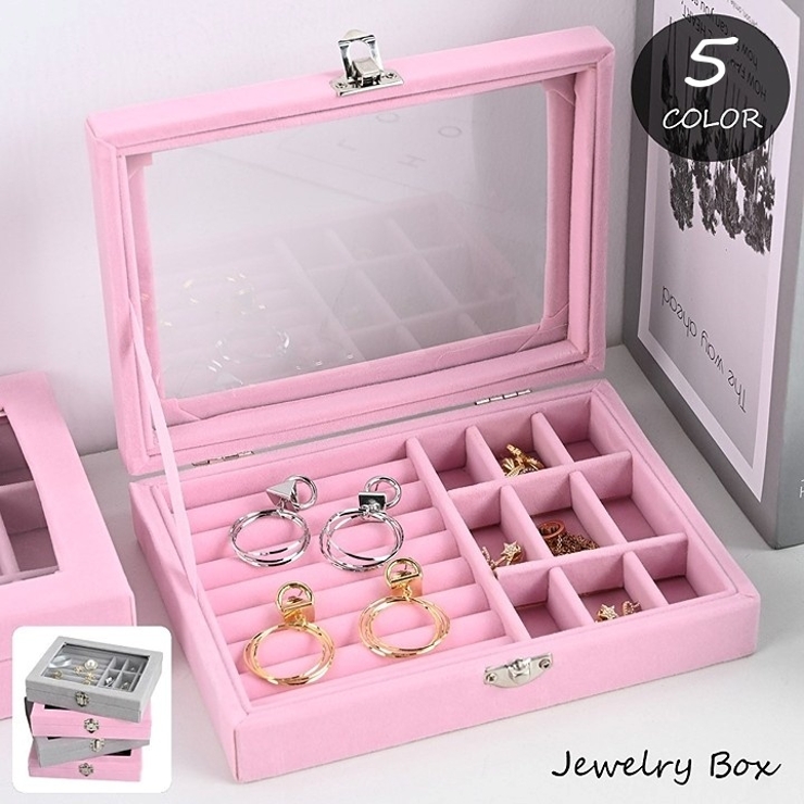 ジュエリーボックス アクセサリーボックス ジュエリーケース | PlusNao | 詳細画像1