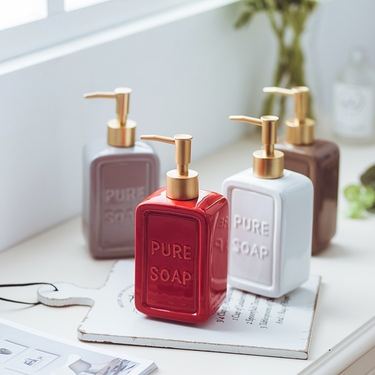 ソープディスペンサー ポンプボトル 詰め替え容器 | PlusNao | 詳細画像3 