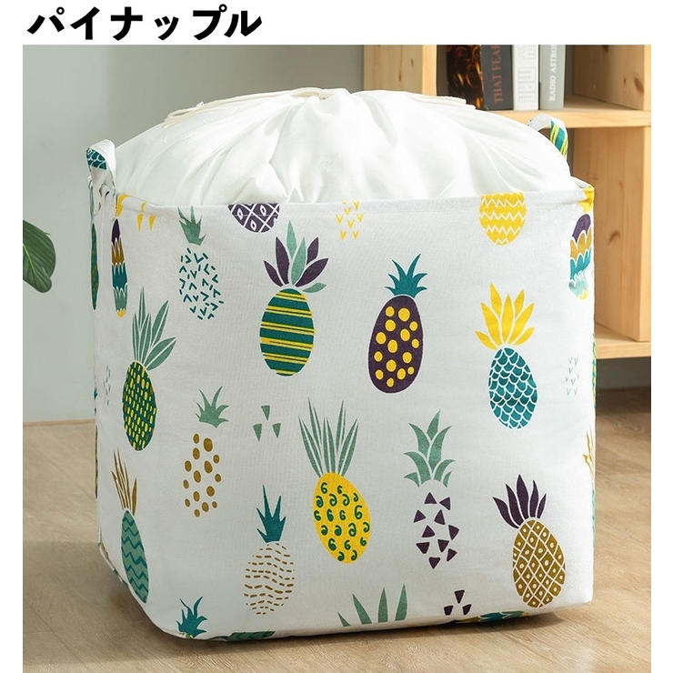 ランドリーバスケット 巾着型 折り畳み可能 | PlusNao | 詳細画像7 