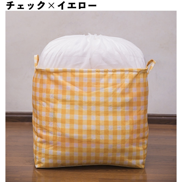 ランドリーバスケット 巾着型 折り畳み可能 | PlusNao | 詳細画像12 