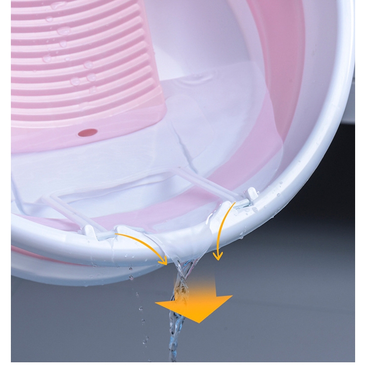 洗濯用たらい 折りたたみ 洗濯板付き | PlusNao | 詳細画像10 