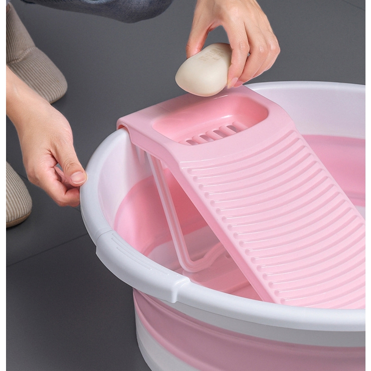 洗濯用たらい 折りたたみ 洗濯板付き | PlusNao | 詳細画像9 