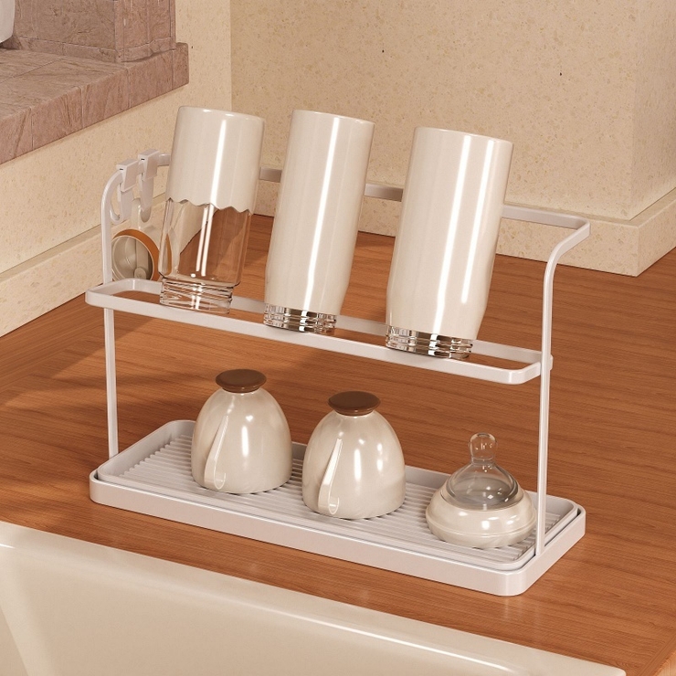 水切りラック 水切りカゴ 2段 | PlusNao | 詳細画像4 