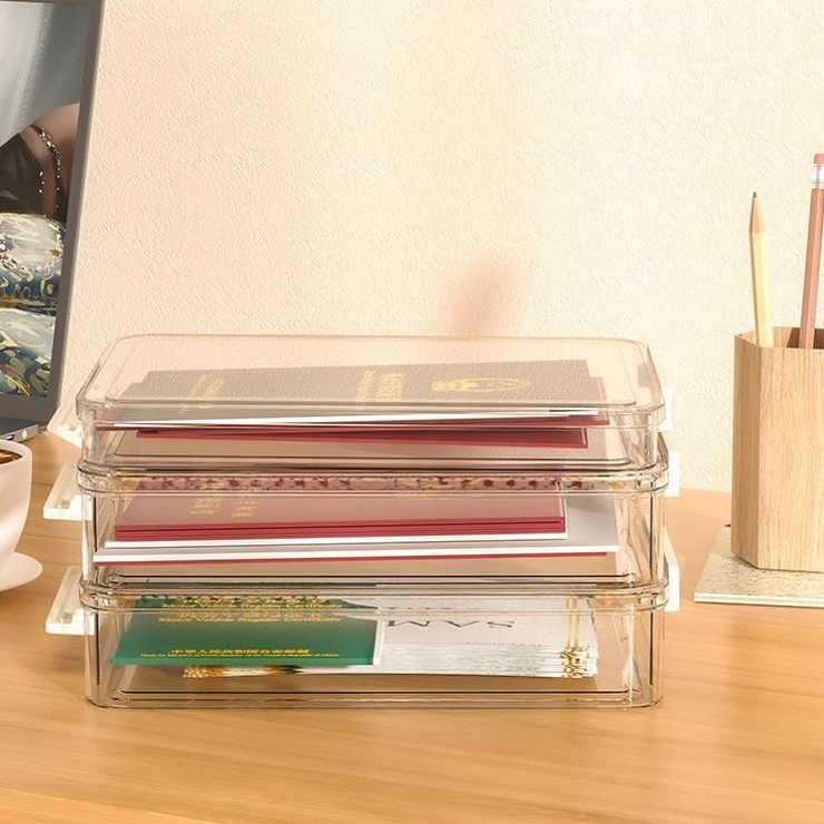 書類収納ケース A4サイズ 蓋付き | PlusNao | 詳細画像3 