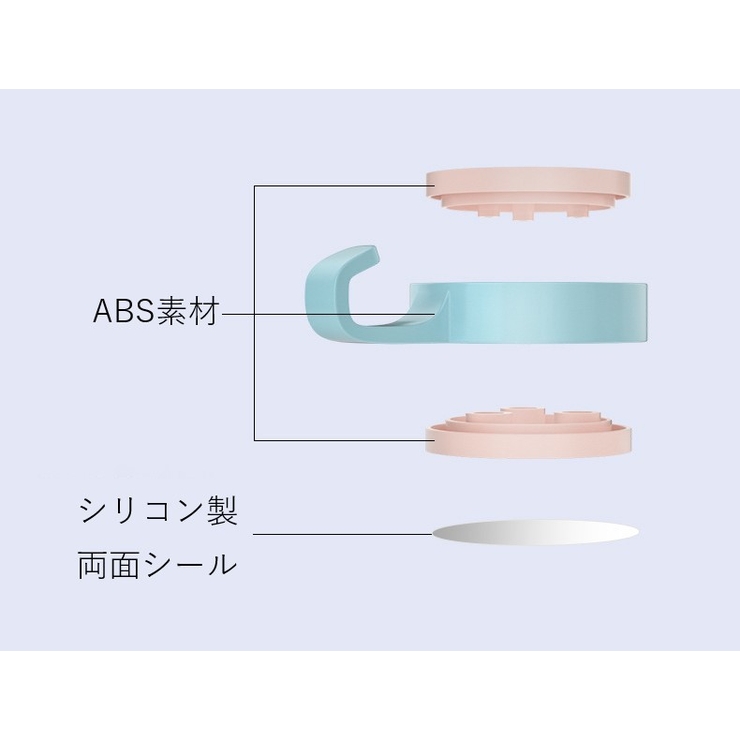 粘着フック ウォールフック 3個セット | PlusNao | 詳細画像11 