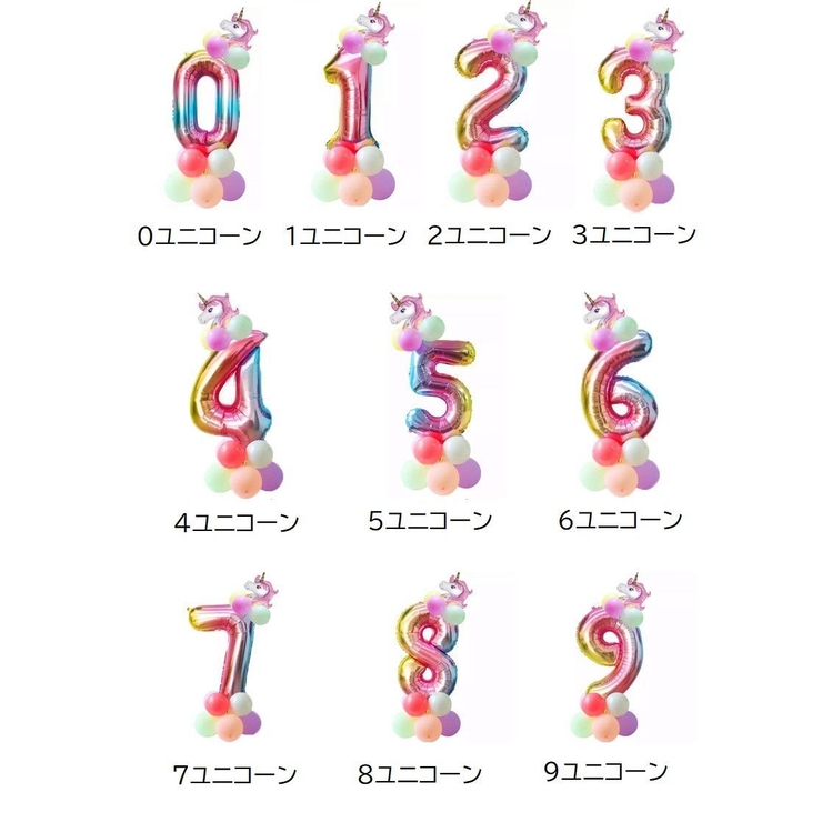 ナンバーバルーン 数字 アルミ風船 | PlusNao | 詳細画像19 