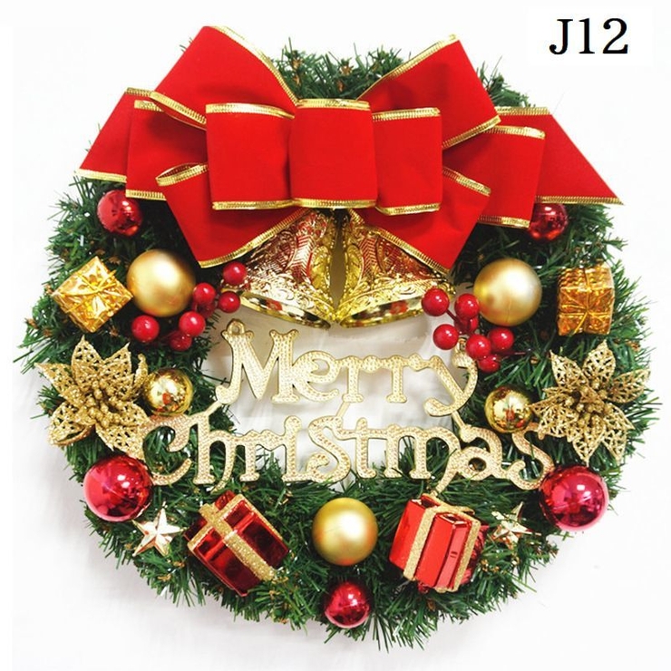 クリスマスリース 30cm 壁掛け | PlusNao | 詳細画像3 