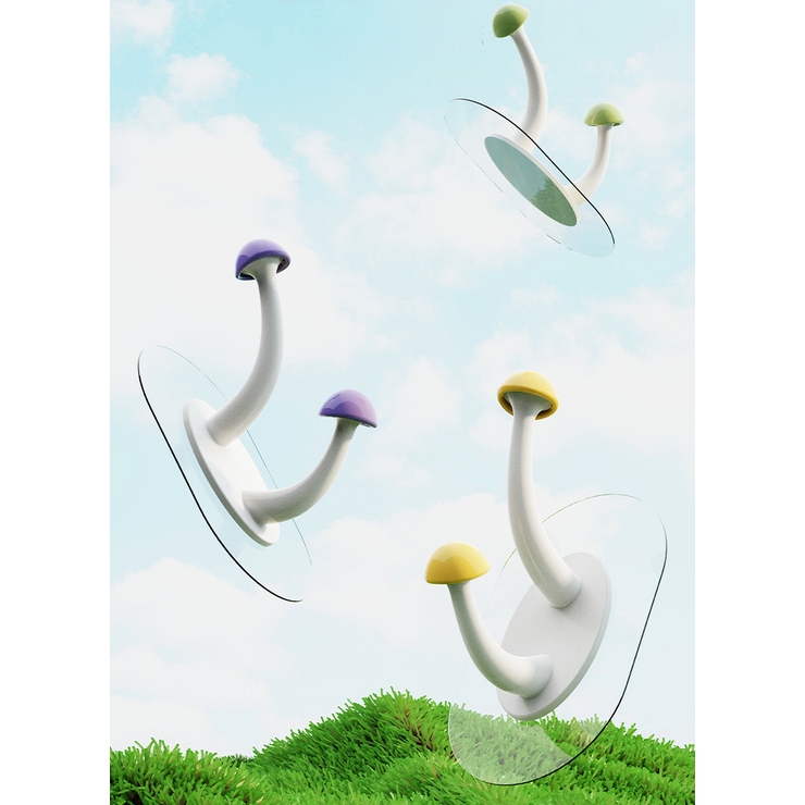 ウォールフック 3個セット 粘着式 | PlusNao | 詳細画像2 