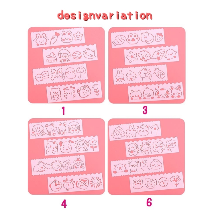 ステンシルシート お絵描き プレート | PlusNao | 詳細画像17 