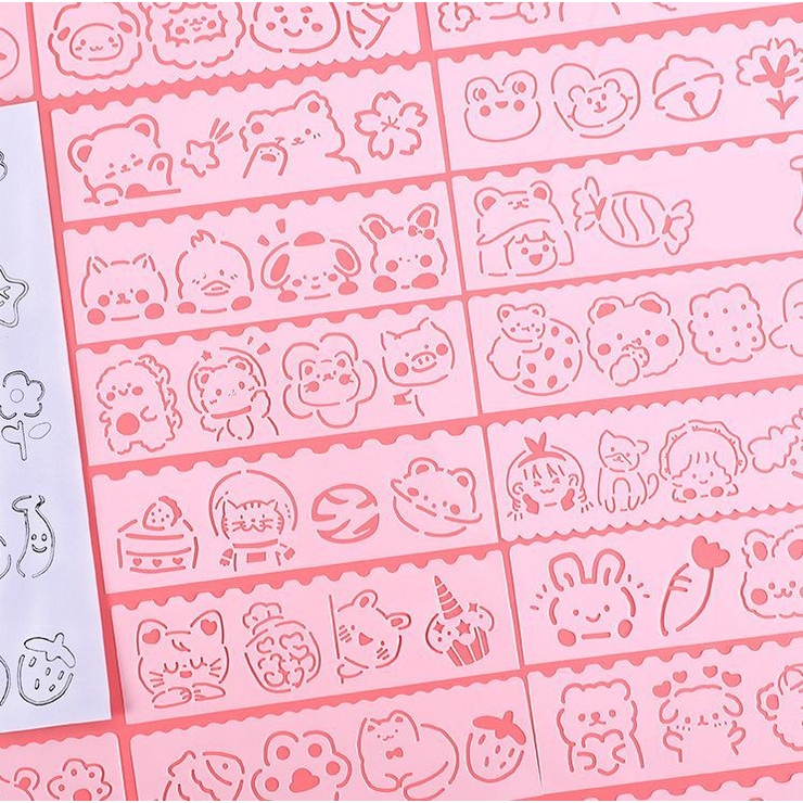 ステンシルシート お絵描き プレート | PlusNao | 詳細画像3 