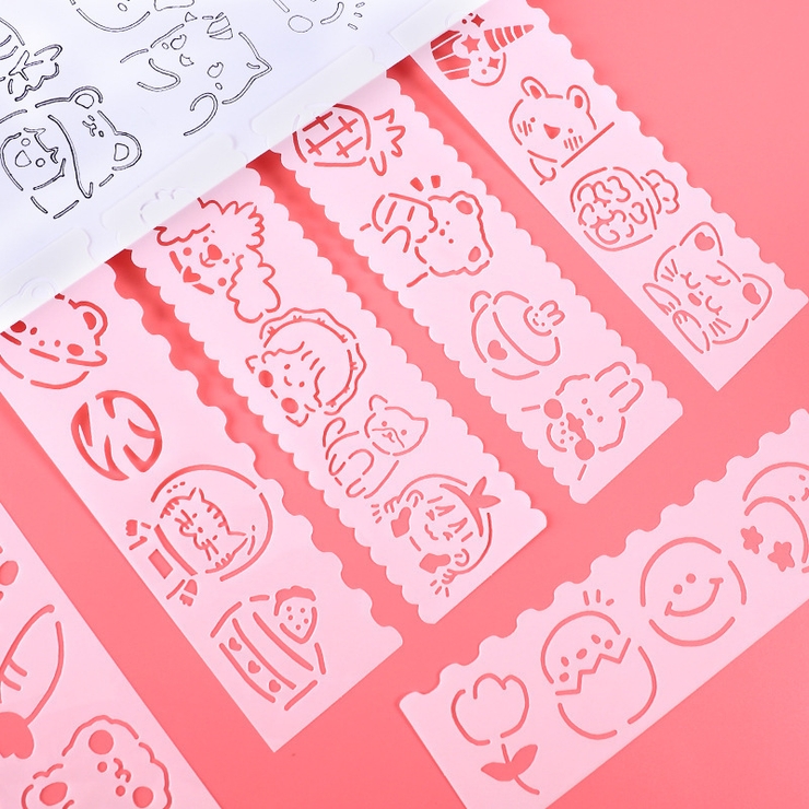 ステンシルシート お絵描き プレート | PlusNao | 詳細画像4 