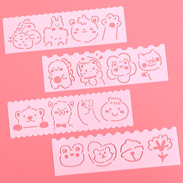 ステンシルシート お絵描き プレート | PlusNao | 詳細画像5 