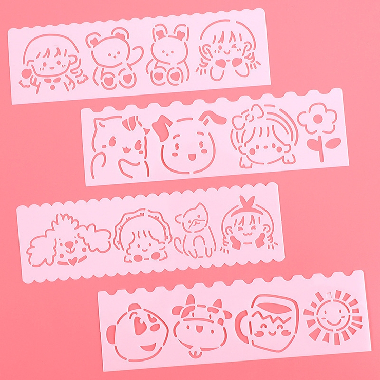 ステンシルシート お絵描き プレート | PlusNao | 詳細画像6 