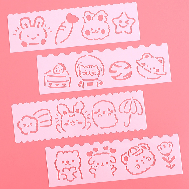 ステンシルシート お絵描き プレート | PlusNao | 詳細画像7 