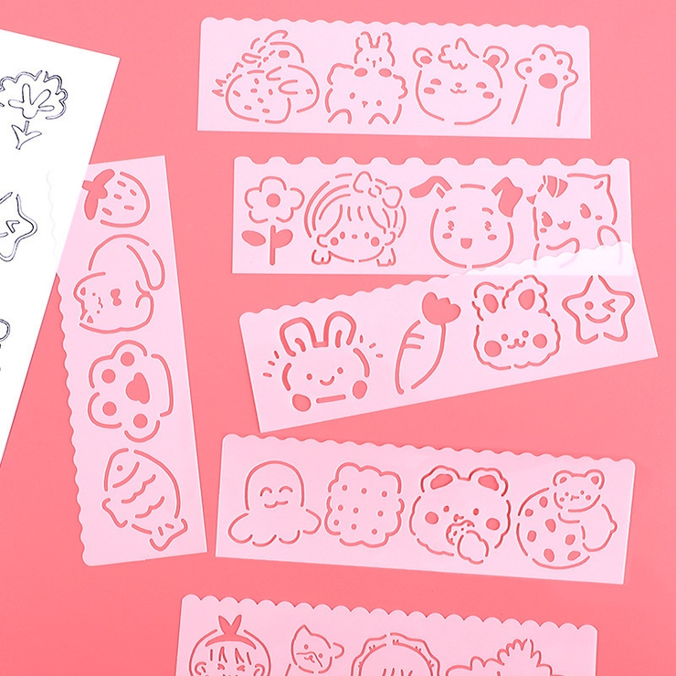 ステンシルシート お絵描き プレート | PlusNao | 詳細画像8 