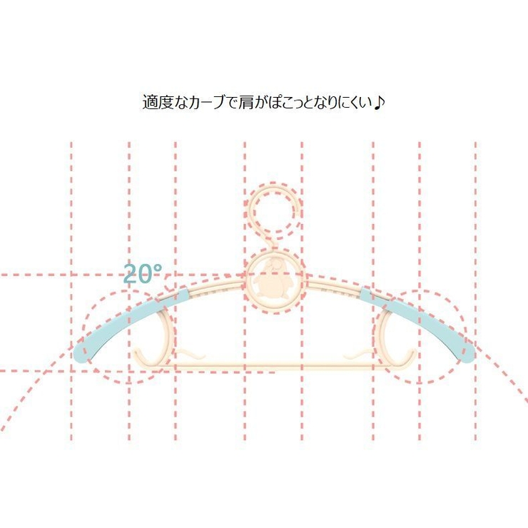 伸縮ハンガー 物干し 同色10本セット | PlusNao | 詳細画像7 