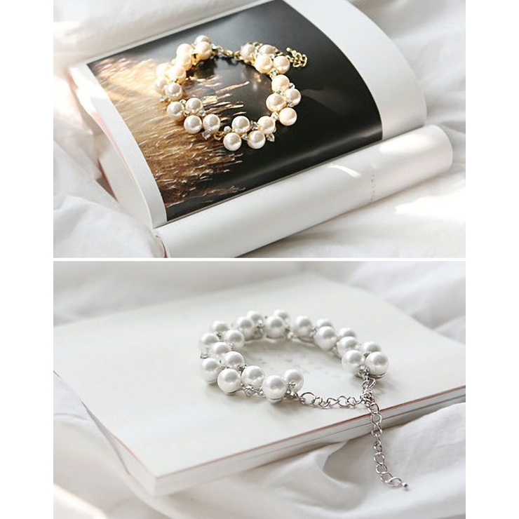 ブレスレット 腕輪 フェイクパール | PlusNao | 詳細画像7