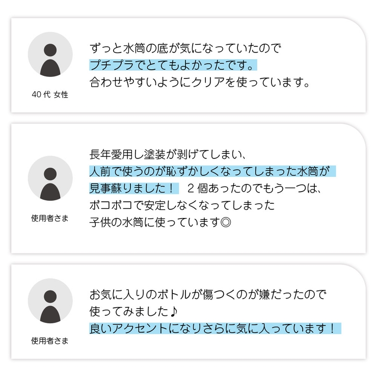 水筒用底カバー 2個セット ボトル底カバー | PlusNao | 詳細画像10 