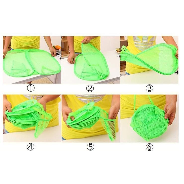 ランドリーバスケット 折りたたみ式 メッシュ | PlusNao | 詳細画像13 