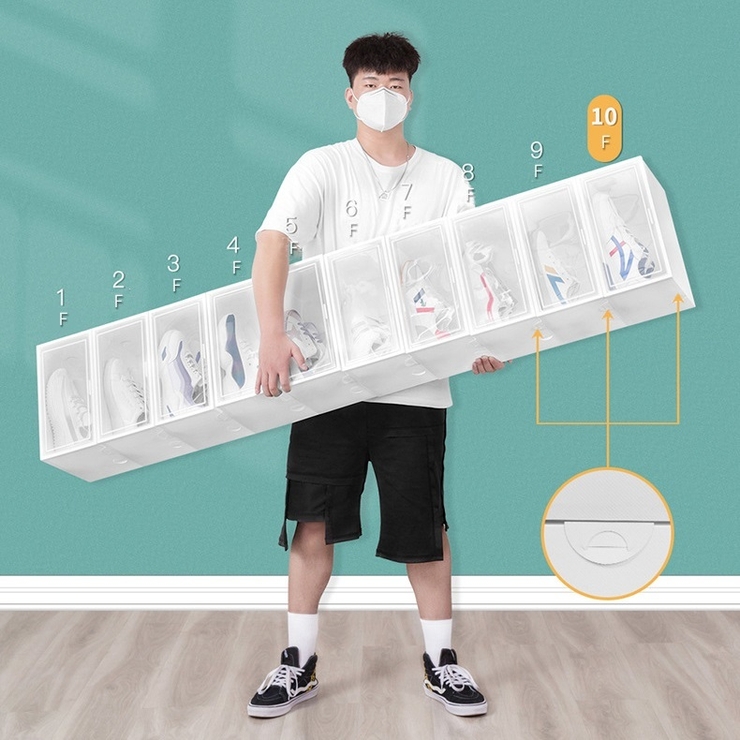 シューズボックス シューズケース 靴箱 | PlusNao | 詳細画像6 