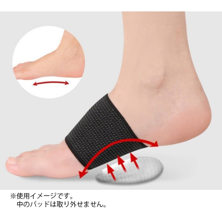 土踏まずサポーター フットサポーター 1足 | PlusNao | 詳細画像8 