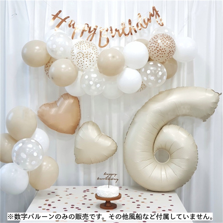 ナンバーバルーン アルミ風船 数字 | PlusNao | 詳細画像12 
