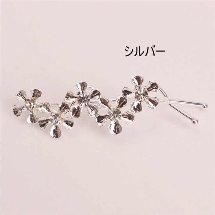 フラワーモチーフヘアピン ヘアピン 花[品番：FQ000113741