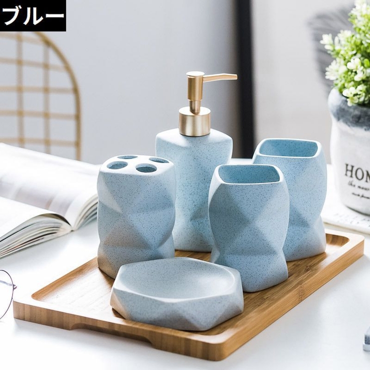 バスルームアクセサリー6点セット セラミック 陶器 | PlusNao | 詳細画像15 