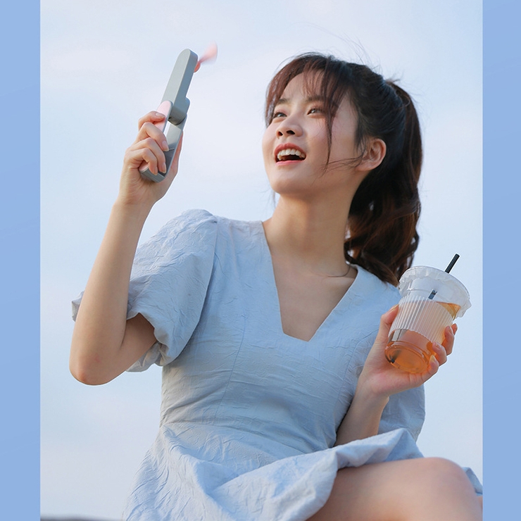 ハンディファン ミニ扇風機 充電式 | PlusNao | 詳細画像2 