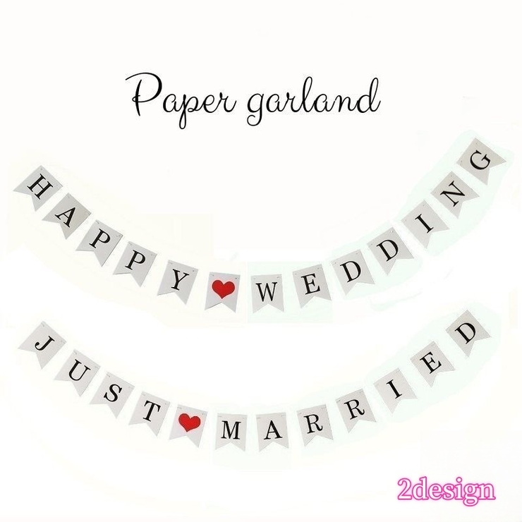 ペーパーガーランド ウェデイング 結婚式 | PlusNao | 詳細画像1 
