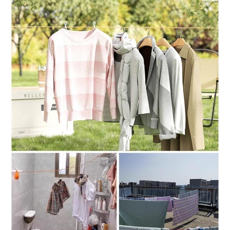 物干しロープ 洗濯ロープ 伸縮式 | PlusNao | 詳細画像3 