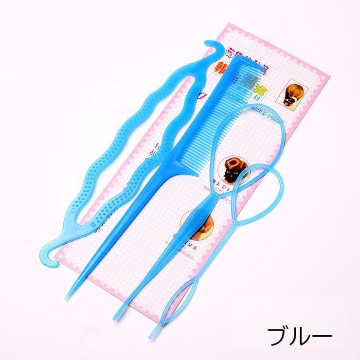 ヘアアレンジスティック コーム 4点セット | PlusNao | 詳細画像4 