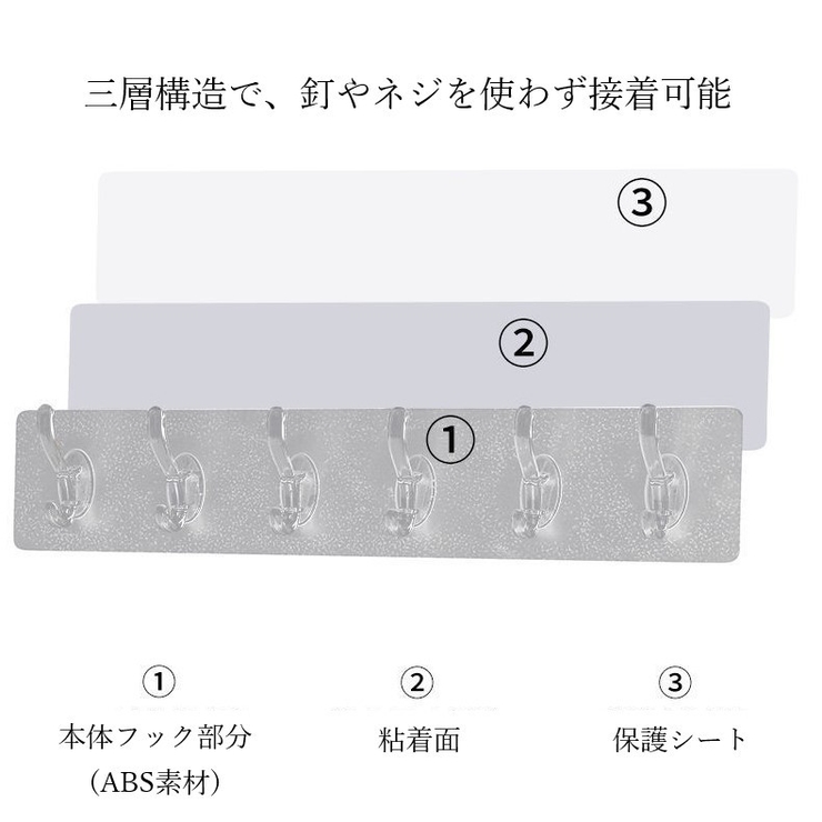 ウォールフック 収納雑貨 壁面収納 | PlusNao | 詳細画像13 