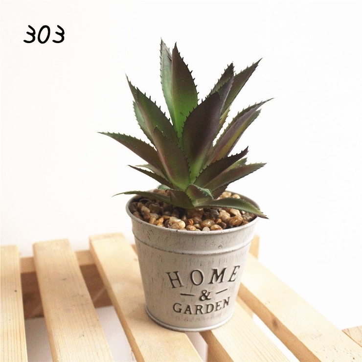 人工観葉植物 ミニサボテン フェイクグリーン[品番：FQ000121295
