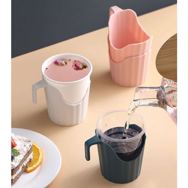 紙コップホルダー 6個セット 持ち手付き | PlusNao | 詳細画像2 