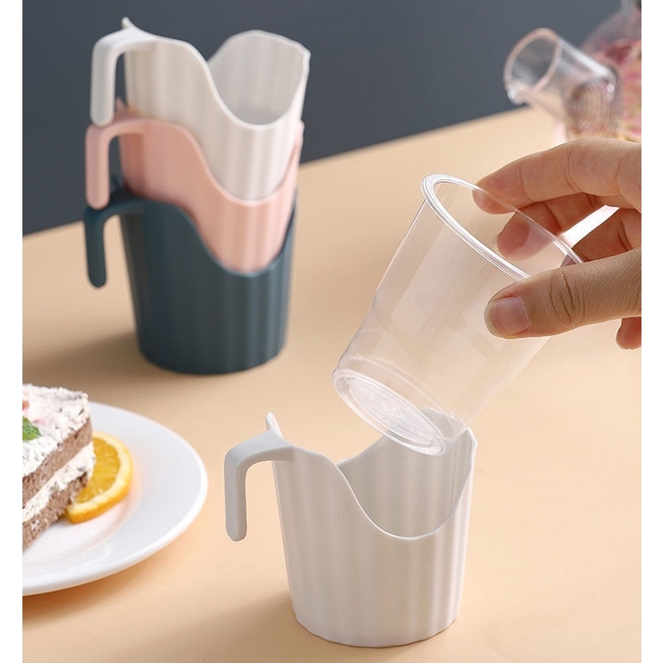 紙コップホルダー 6個セット 持ち手付き | PlusNao | 詳細画像3 