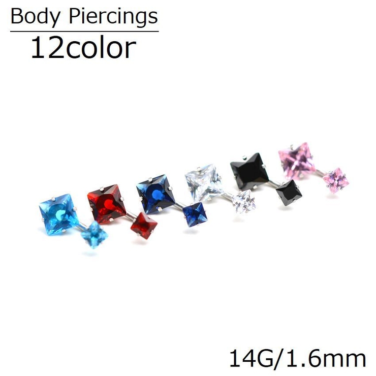 へそピアス 14G レディース | PlusNao | 詳細画像1 