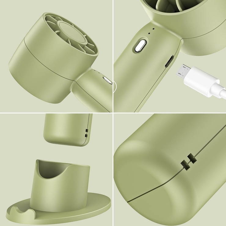 ハンディファン ミニ扇風機 ポータブルハンディファン | PlusNao | 詳細画像8 