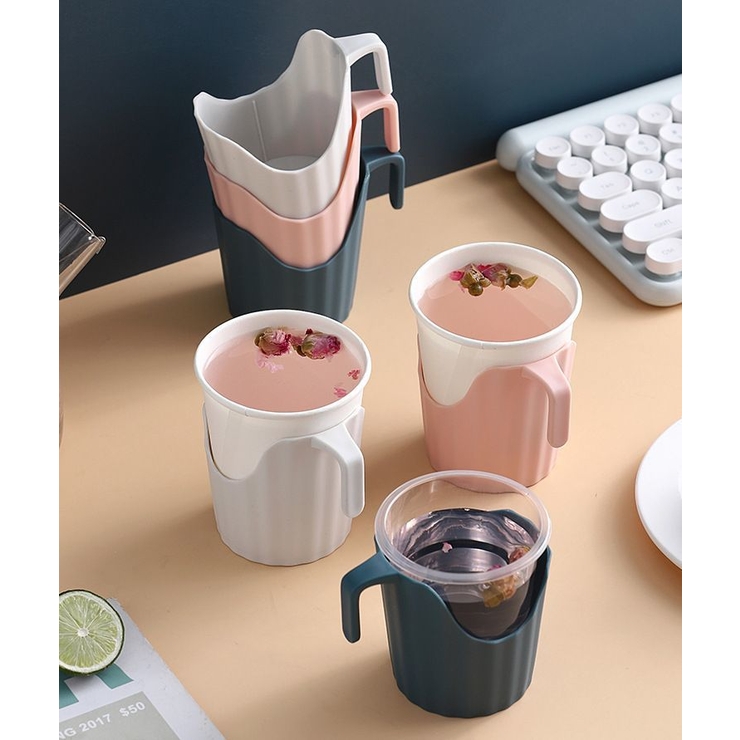 紙コップホルダー 12個セット 使い捨てコップ用ホルダー | PlusNao | 詳細画像2 