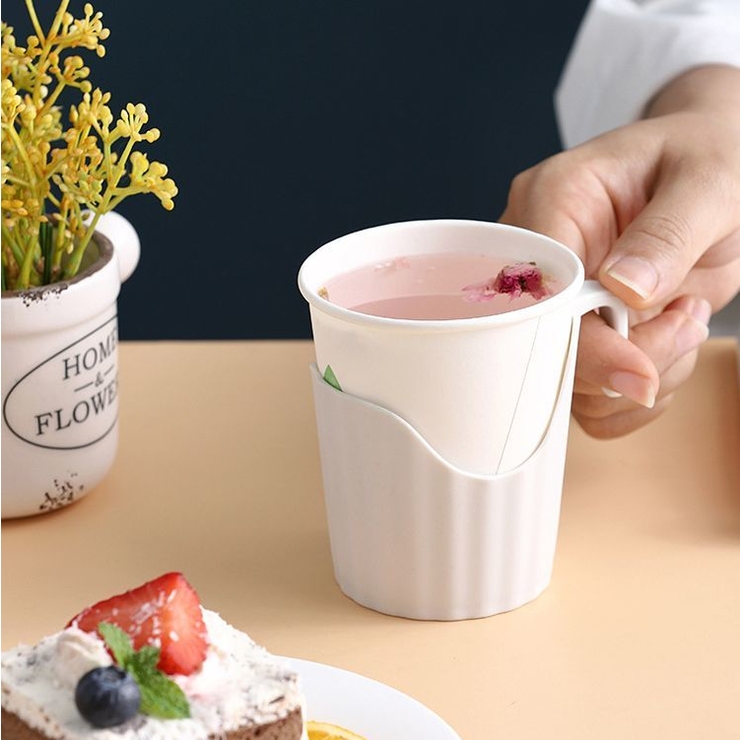 紙コップホルダー 12個セット 使い捨てコップ用ホルダー | PlusNao | 詳細画像4 