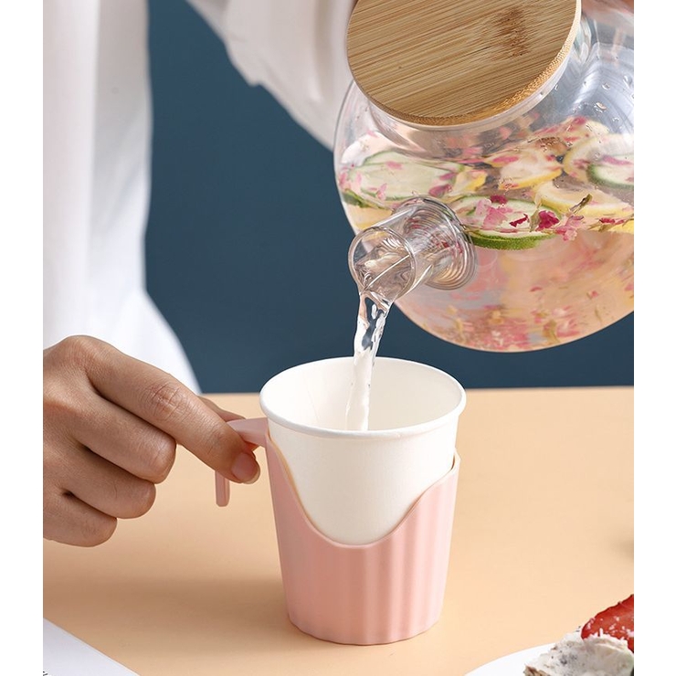 紙コップホルダー 12個セット 使い捨てコップ用ホルダー | PlusNao | 詳細画像8 