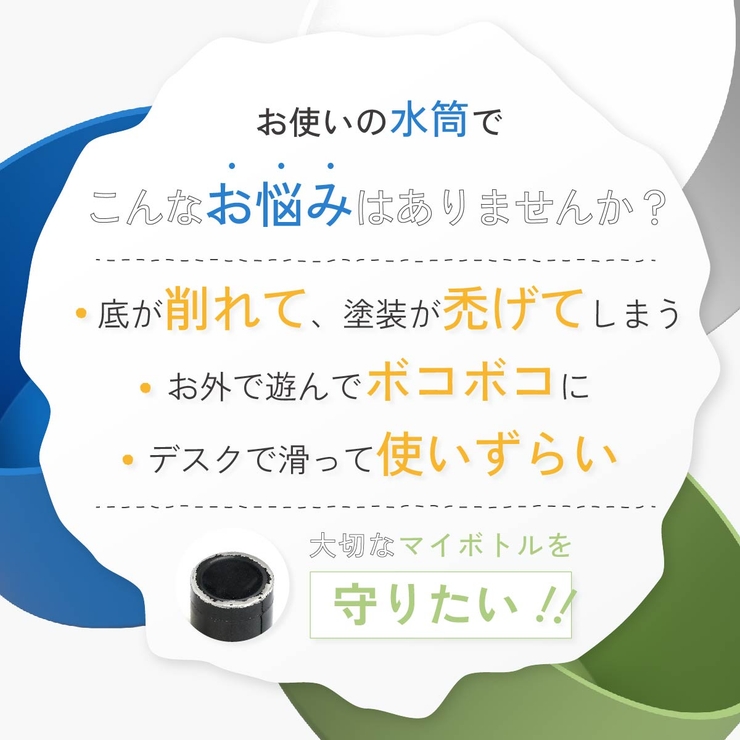 水筒底カバー ボトル底カバー 直径9cm | PlusNao | 詳細画像2 