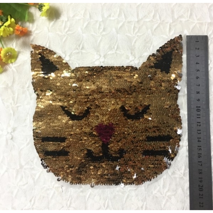 スパンコールワッペン 色が変わる ネコ | PlusNao | 詳細画像10 