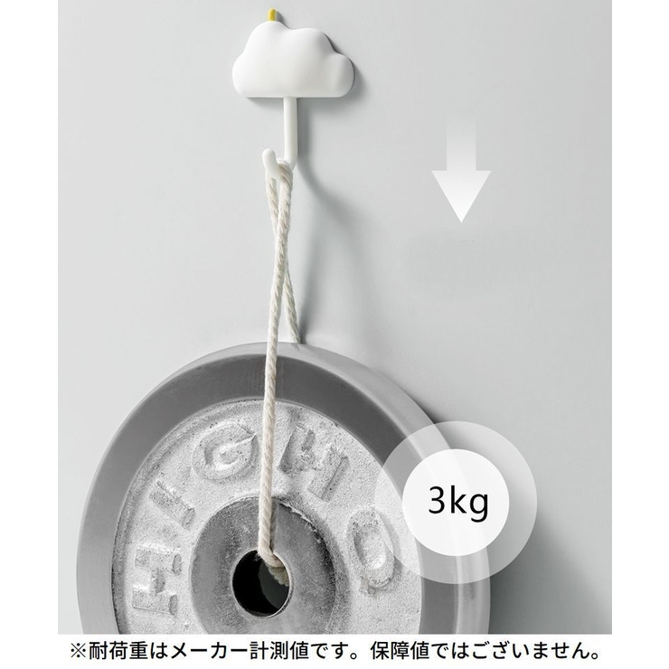 ウォールフック3個セット 壁掛け 粘着 | PlusNao | 詳細画像8 