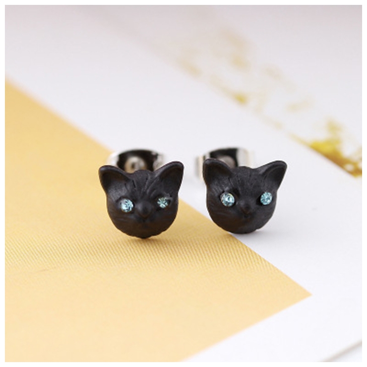 ピアス アクセサリー 子猫フェイス | PlusNao | 詳細画像2 