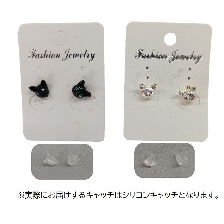 ピアス アクセサリー 子猫フェイス | PlusNao | 詳細画像7 