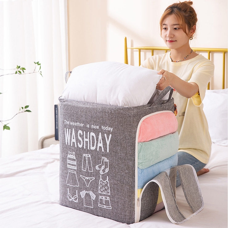 ランドリーバスケット 四角型 ランドリーボックス | PlusNao | 詳細画像2 