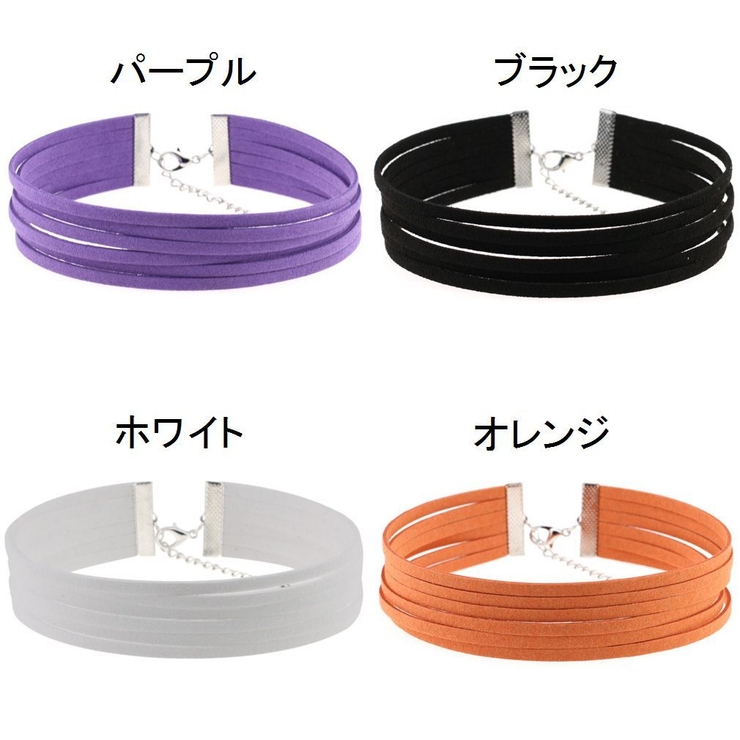 チョーカー フェイクレザーネックレス チョーカーネックレス | PlusNao | 詳細画像3 