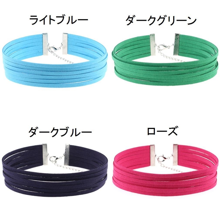 チョーカー フェイクレザーネックレス チョーカーネックレス | PlusNao | 詳細画像5 