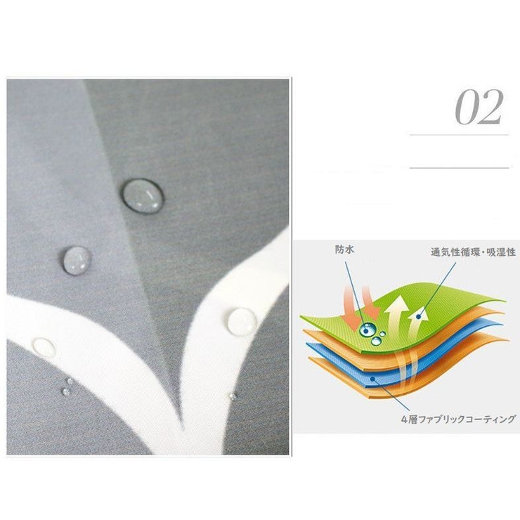 シャワーカーテン パスルーム バスカーテン | PlusNao | 詳細画像6 